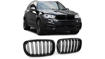 Grill BMW X5 F15 F85 X6 F16 F86 podwójne żeberka Gloss Black