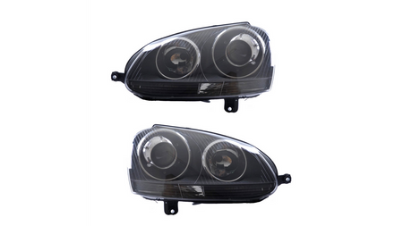 Lights Volkswagen Golf V Front Black