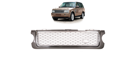 Grill Land Rover Range Rover III L322 Facelift Chrome & Grey