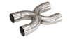 Exhaust Stamped X-Pipes 2,25" 57mm thk. 1,5mm
