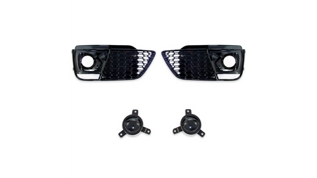 Fog Light Covers Audi Q5 FY Gloss Black