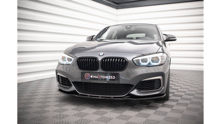 FRONT SPLITTER V.1 BMW 1 F20/F21 M-Power FACELIFT Gloss Black