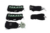 Racing seat belts 6p 3" Black Takata Replica