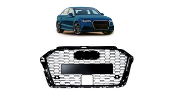 Grill Audi A3 8V Facelift Gloss Black