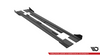 Diffuser Mercedes-Benz A W176 Facelift Side Skirts Street Pro Black-Red + Gloss Flaps