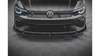 Splitter Volkswagen Golf 8 R Front v.2 + flaps Gloss Black