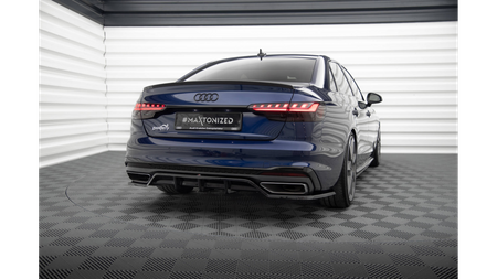 Splitter Audi A4 S-Line B9 Facelift Rear Central with Diffuser v.2