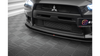 Splitter Mitsubishi Lancer EVO X Przód Street Pro Black-Red