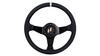 Steering wheel SLIDE 350mm offset:90mm Carbon Silver Strip