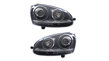 Lights Volkswagen Golf V Front Chrome