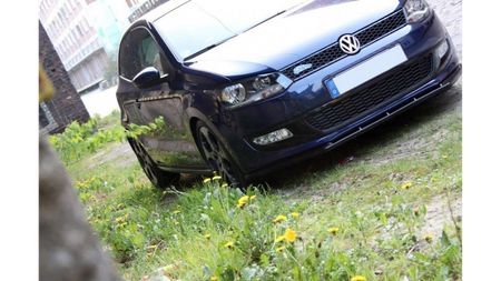 Splitter Volkswagen Polo V Front Gloss Black