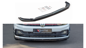Splitter Volkswagen Polo VI GTI Front v.1 Gloss Black