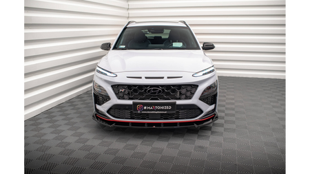Splitter Hyundai Kona N Mk1 Front Gloss Black v.2