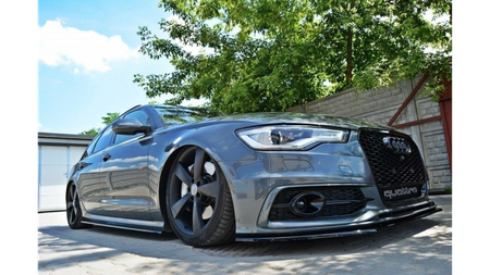 Diffuser Audi A6 C7 S-Line Side Skirts Gloss Black