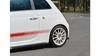 Splitter Fiat 500 Abarth I Tył Boczne Gloss Black