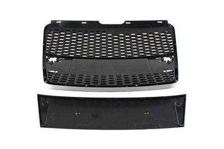 Grill Audi A6 C6 RS-Style Silver-Black