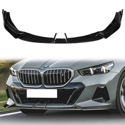 Diffuser BMW 5 G60 Front Bumper M sport Gloss Black