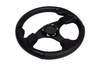 Kierownica Pro 330mm offset:0mm Skóra Black