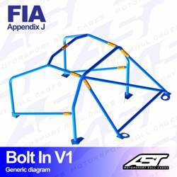 Roll Cage BMW (E28) 5-Series 4-doors Sedan RWD BOLT IN V1