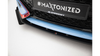 Splitter Hyundai Veloster N Mk2 Przód Street Pro Black-Red + Gloss Flaps