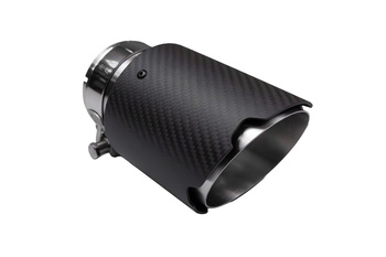 Exhaust 89mm Inlet 76mm Carbon Matt