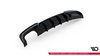 Diffuser BMW 5 F10 M-Pack Rear Valance v.2 Version with double exhaust on one side Gloss Black
