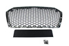 Grill Audi A4 B9 RS-Style Satin Black PDC