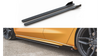 Diffuser Ford Focus IV ST ST-Line Side Skirts Racing Black-Red + Gloss Flaps