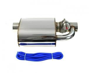 Muffler with throttle TurboWorks 2,5"