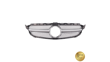 Grill Mercedes-Benz C W205 S205 A205 C205 Silver A-Type