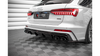 Dokładka Audi A6 C8 S-Line Zderzak Tył Gloss Black
