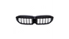 Grill BMW 3 G20 G21 podwójne żeberka Gloss Black