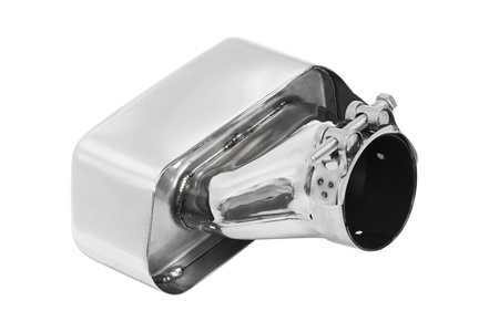 Końcówka tłumika 185x85mm wejście 67mm BMW F10 Polerowana Zestaw