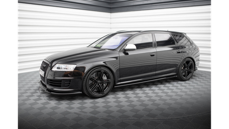 Dokładka Audi RS6 C6 Progi v.2 Gloss Black