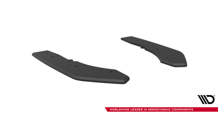 Splitter BMW G22 G23 Tył Boczne Street Pro Facelift Black-Red