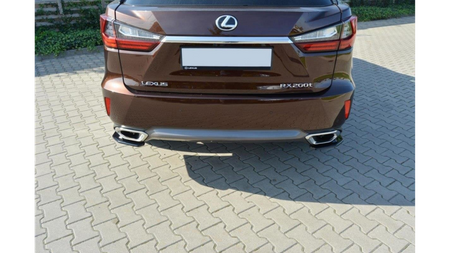 Splitter Lexus RX IV T Tył Boczne Gloss Black