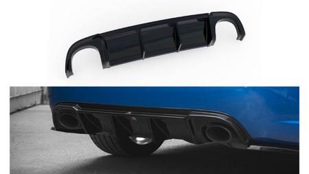 Diffuser Audi RS4 B7 Rear Valance Gloss Black