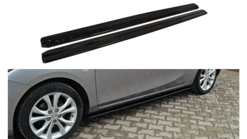 Diffuser Mazda 3 II Sport Side Skirts Gloss Black