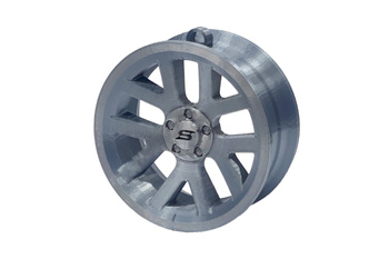 Pendant Slide Rim 03 Silver 70mm Christmas Bauble Keyring