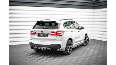 Dyfuzor BMW X1 F48 M-Pack Tył Street Pro Red