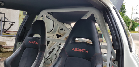 Rollbar skręcana pół klatka Fiat Grande Punto Abarth White