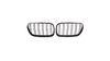 Grill sportowy podwójne żeberka Gloss Black BMW X3 E83 Facelift 2006-2010