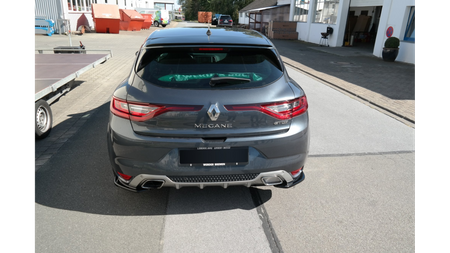 Splitter Renault Megane Mk.4 GT-Line Tył Boczne Gloss Black