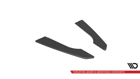 Splitter Audi RS6 C6 Tył Boczne Street Pro Black-Red