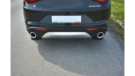 Splitter Alfa Romeo Stelvio Rear Gloss Black