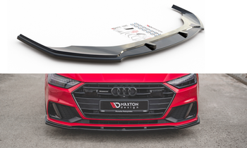 Splitter Audi A7 C8 S-Line Front v.2 Gloss Black