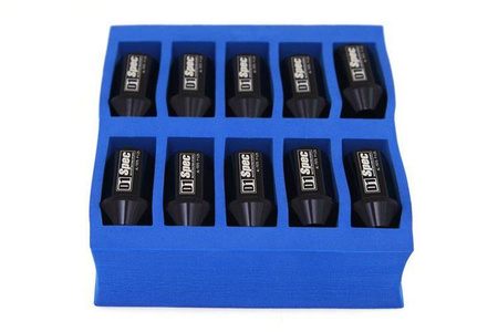 Forged wheel lug nuts D1Spec Alu M12x1.25 Black ​