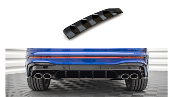 Diffuser Volkswagen Tiguan II Facelift R Rear Valance Gloss Black