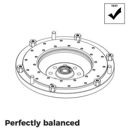 CNC Flywheel for conversion Saab H B204 B205 B234 B235 - BMW M50 S50 M52 S52 M54 S54 M57 - 240MM / 9.45"