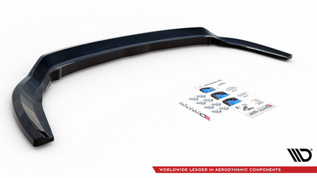 Splitter Ford C-Max II Rear Central with Diffuser Gloss Black